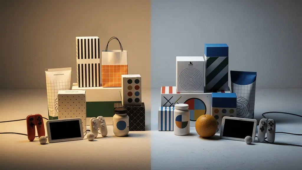 Symbolischer Preisvergleich zwischen Schweizer und europäischen Produkten