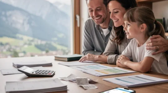 Schweizer Familie plant Budget mit starkem Franken für Grenzoptimierung